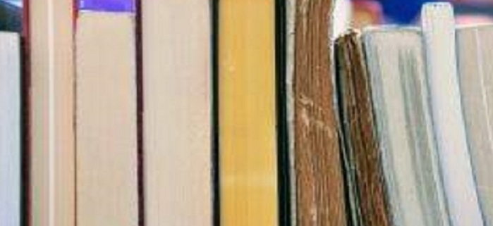 Book piled horizontally