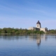 Sask Legislative building with Wascana Lake in the foreground.