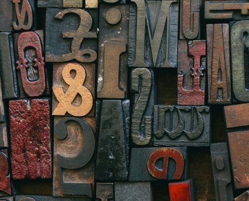 printing press letters