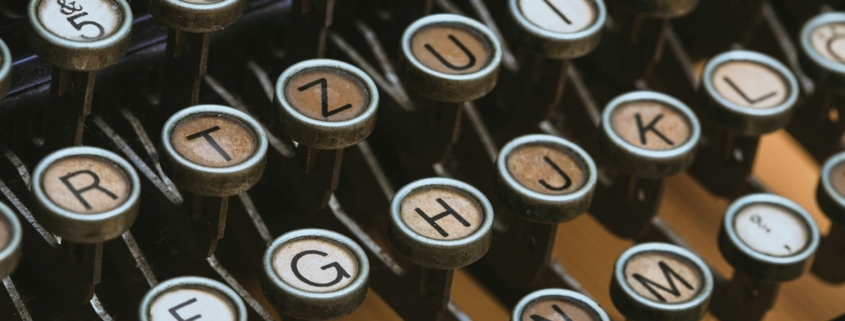 Typewriter keys