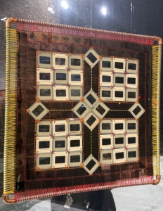 Kylee Ealey, *Forgotten Memories 2* (2025), negatives, slides, thread and conduit