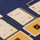Card game culturecapital laid out on a blue table ready to play
