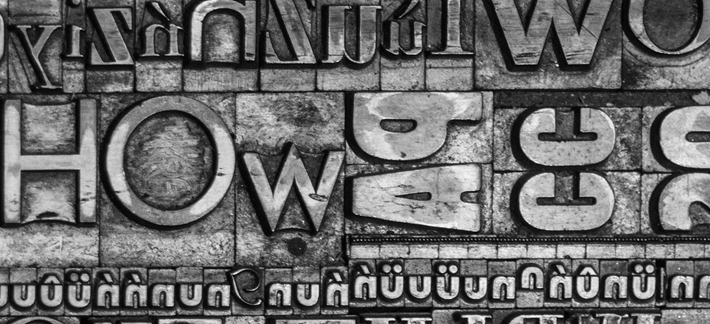 Print stamps - the alphabet